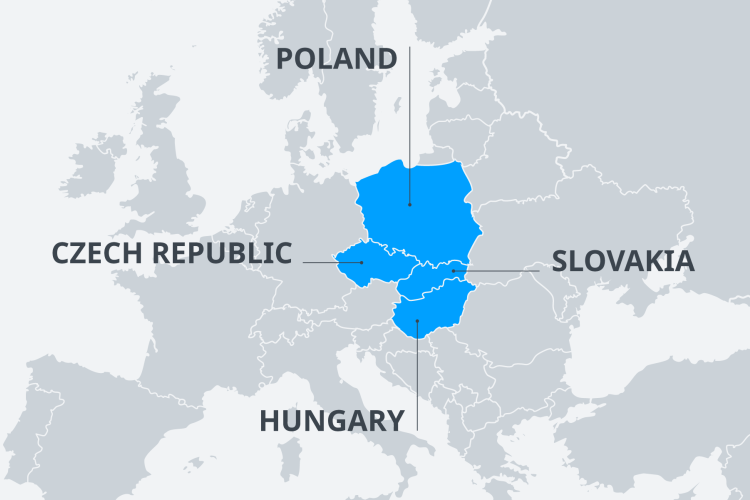 Visegrádi államfői csúcstalálkozó kezdődött Prágában